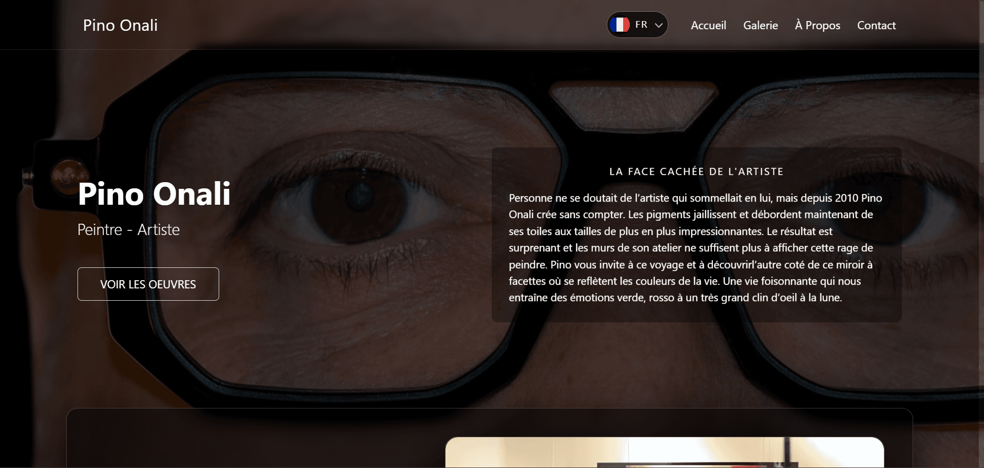 Pino Artist Website